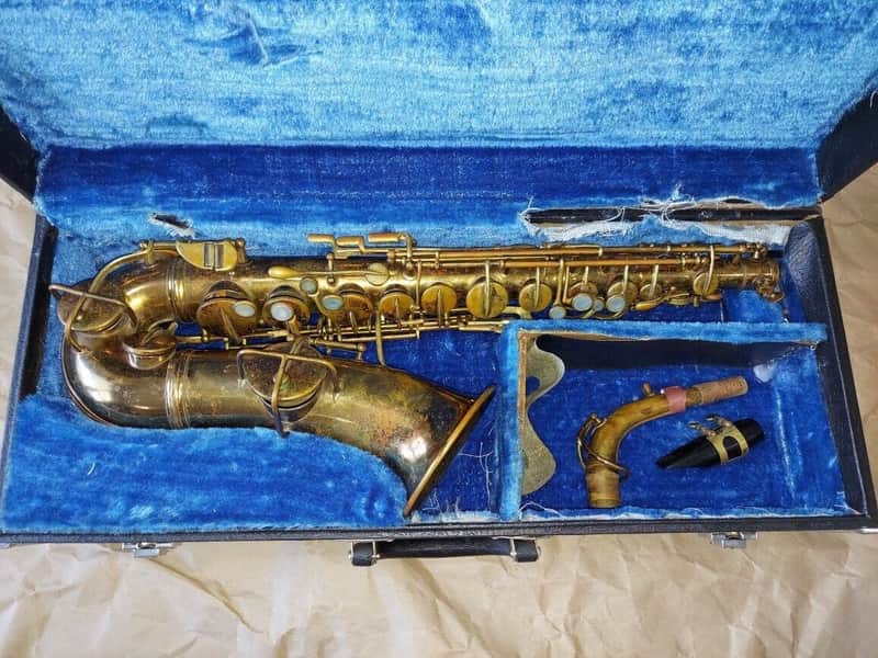Vintage Antique York Alto Saxophone, USA 1930, Good Condition image 1