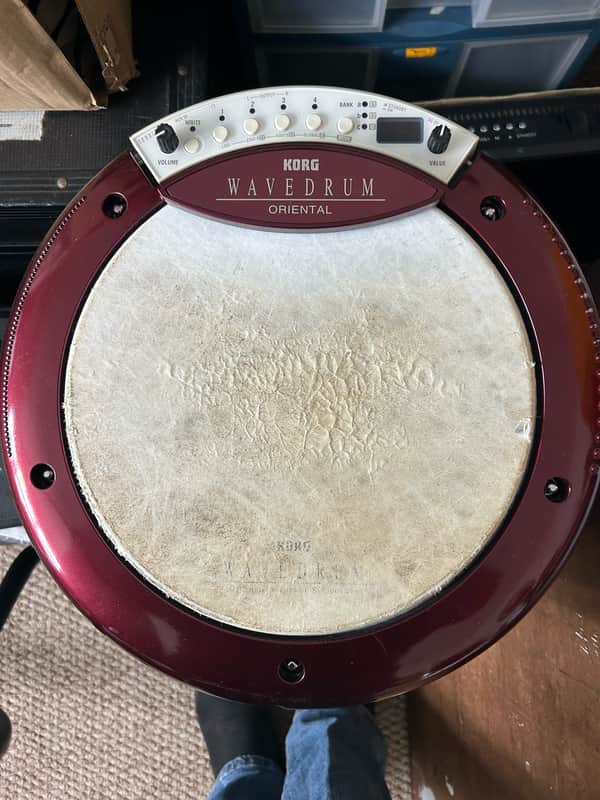 Korg WAVEDRUM ORIENTAL 2011 - MOULDED PLASTIC FRAME with MESH HEAD image 1