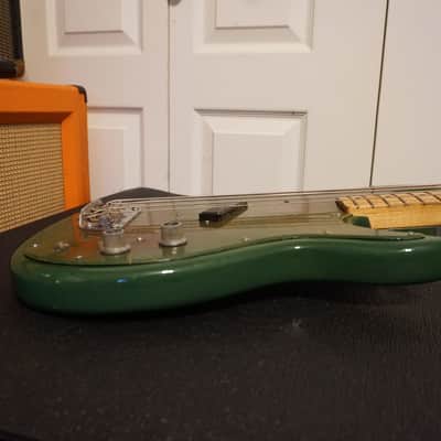 Peavey Fury 1983 Green Clover Custom Finish Super Ferrite Pickup Vintage Made in USA Maple Neck MIA image 6