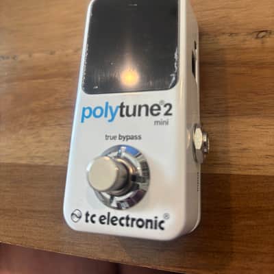TC Electronic PolyTune 2 Mini Tuning Pedal 2010s - White image 2