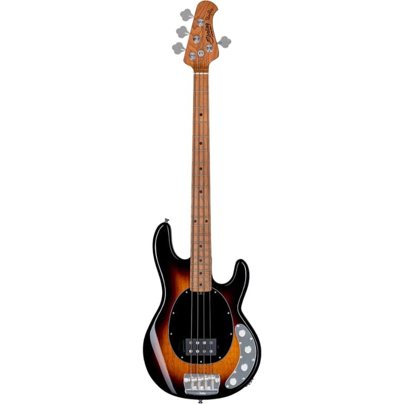 Sterling By Music Man StingRay RAY34 Bass Guitar - Vintage Sunburst image 1
