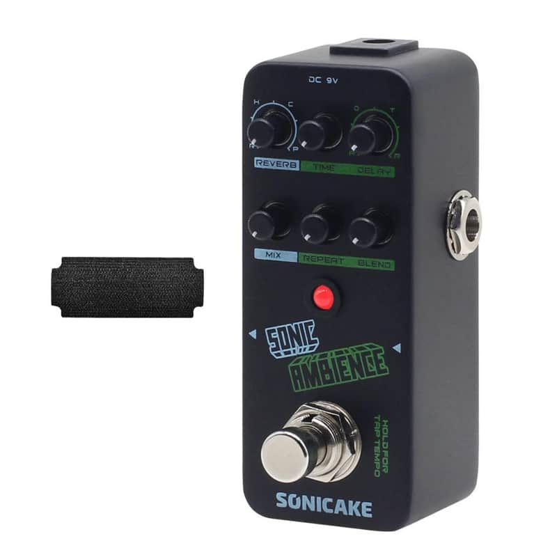New SONICAKE Multi Mode Delay and Reverb Guitar Bass Effects+ Hook and Loop Tape image 1