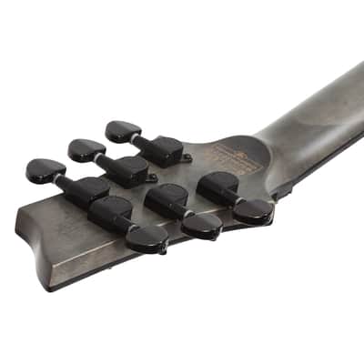 Schecter OMEN ELITE-6 FR Charcoal + Free Gig Bag - Floyd Rose CHAR Electric Guitar - Brand New image 6