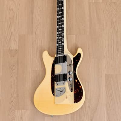 1967 Mosrite Melobar Walt Smith Electric Lap Steel Guitar White, 100% Original w/ Case image 2
