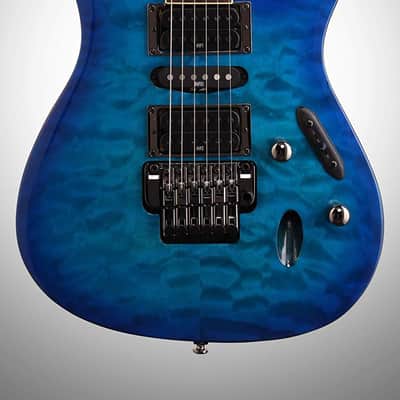 Ibanez S670QM S Series Electric Guitar Sapphire Blue image 7