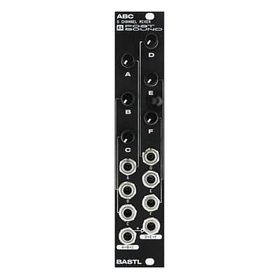 Bastl Instruments ABC Eurorack 6 Channel Mixer Module (Black) image 2