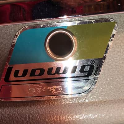 Ludwig Acrolite - Pebble/ orange peel snare drum image 2