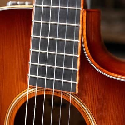 Taylor Custom Grand Concert Nylon #12941 Sinker Redwood/Figured Ironbark Acoustic/Electric Guitar with Hardshell Case image 10