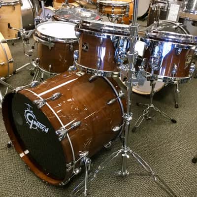 Gretsch Purewood Walnut 6pc Drum Set - 100% Walnut image 2