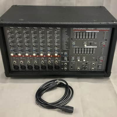 Phonic Powerpod 740 Plus 2X220W 7-Channel Powered Mixer with Digital Effects Regular image 1