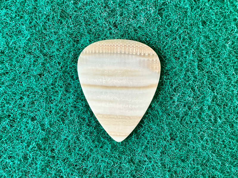 Seashell guitar pick-0.8mm, classic profile… by BeachSidePicks image 1