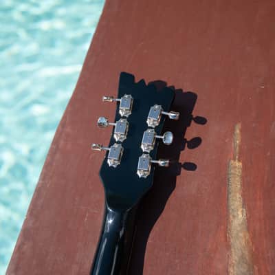 1990's Mosrite 1965 "The Ventures" Reissue "Excellent"- Made in Japan (KUROKUMO) - w Hard Case image 13