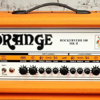 2010 Orange Rockerverb 100 MKII Amplifier Head & PPC412HP8 4X12 Speaker Cabinet image 2