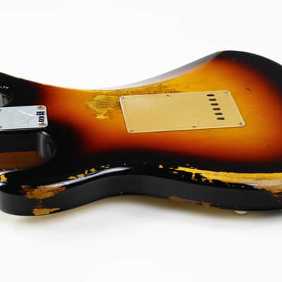 Fender Custom Shop LTD NAMM 59 Reissue Stratocaster Heavy Relic 2017 Roasted Neck 1959 Sunburst image 21