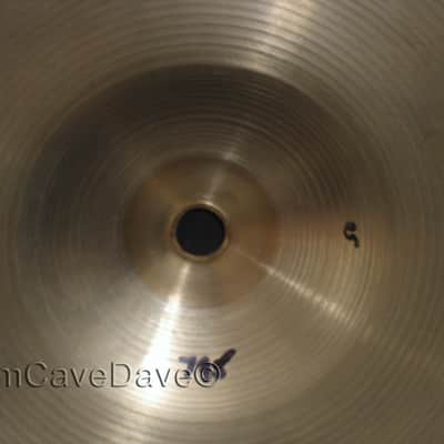 14" VINTAGE ZILDJIAN NEW BEAT HI HAT CYMBALS, HOLLOW LOGO, DEMO VIDEO! image 15