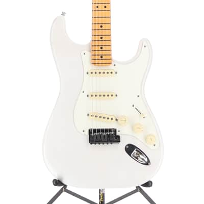Fender Certified Pre-Owned American Ultra Luxe Vintage '50s Stratocaster, Maple Fingerboard, White Blonde (H8) (09252) image 1