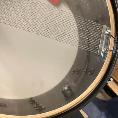 ddrum - HYSD6X13SB 6x13" Hybrid Snare Drum with Built-In Trigger 2010s - Black, Red image 24