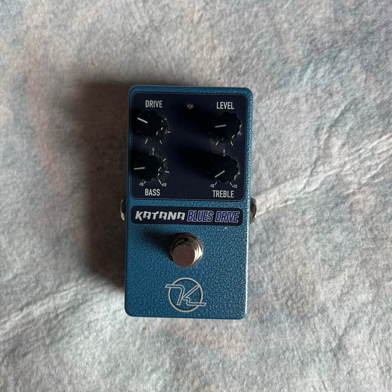 Keeley Katana Blues Drive Overdrive V1 2010s - Blue image 1