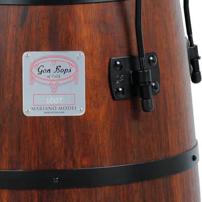 Gon Bops Mariano Series Conga Drum 11.5" Head - Mahogany Stain w/ Black image 2