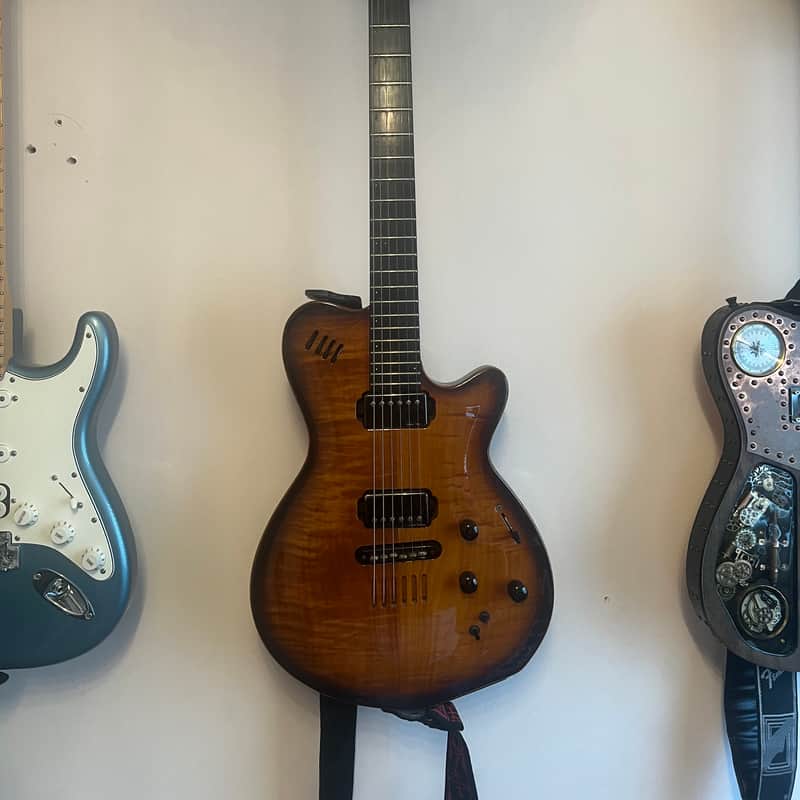 90 s-2000 exact year not known Godin LGX-SA with AAA Flame Map…