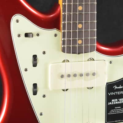 Fender Vintera III Mid '60s Jazzmaster Candy Apple Red Rosewood Fingerboard image 4