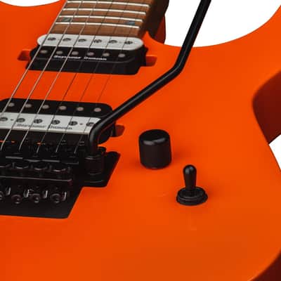 Mint Dean MD24 Floyd Electric Guitar, Roasted Maple Neck, Vintage Orange #MD24FRM VOR image 2