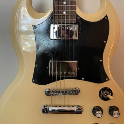 Epiphone '61 Les Paul SG Standard Early 2000s White image 3
