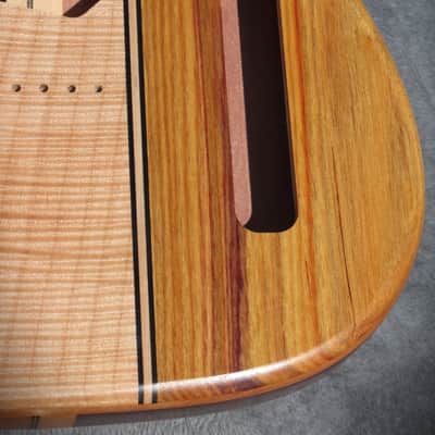 Babik Custom Telecaster Style body, Long board style, Canary wood  on Cedar Light weight, Handmade 2026 image 6