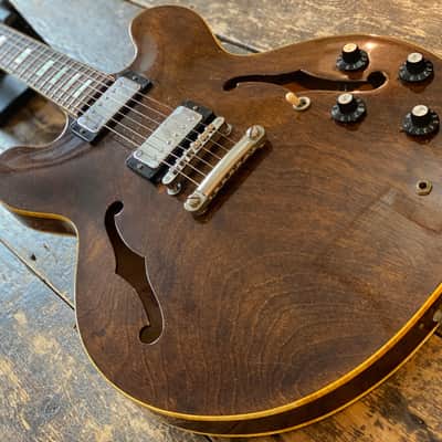 Greco Japanese Vintage SA700 Semi-Acoustic 1977 Walnut Japan MIJ w/ HSC image 4