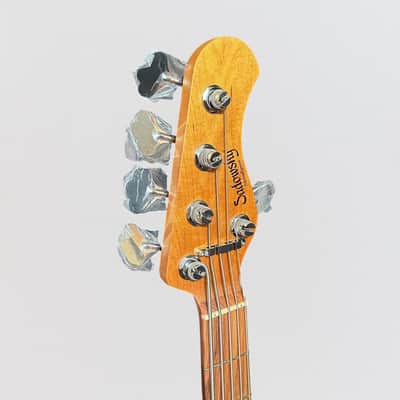Sadowsky MetroExpress 24-Fret Modern Morado Board 5-String Electric Bass Guitar - Candy Apple Red image 8