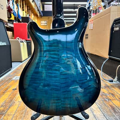 Paul Reed Smith SE Hollowbody II Piezo Electric Guitar Early 2020s Peacock Blue w/Hard Case image 3