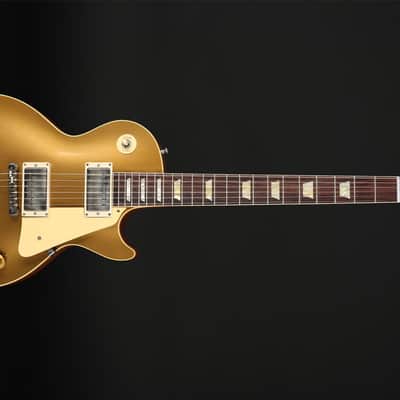 Gibson Custom Shop '57 Les Paul Gold Top VOS in Double Gold #73426 image 4