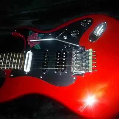 Kramer Focus 3000 Vintage 1980’s Candy Apple Red with original hard case. image 8