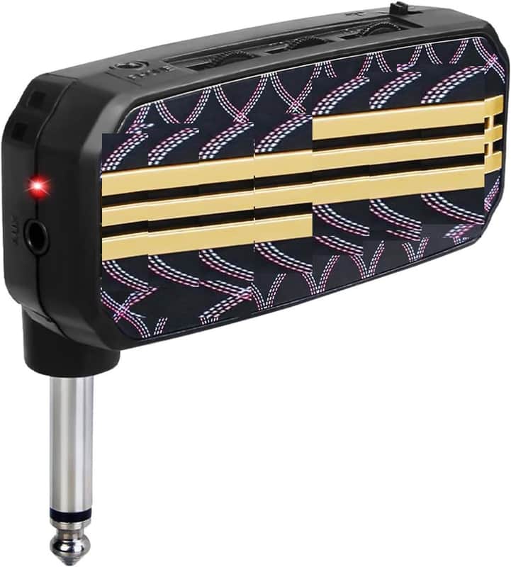 Bass Headphone Amp Mini Guitar Bassist Practice Amplifier with Aux in Portable image 1