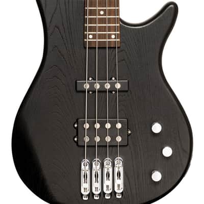 Stagg Fusion Electric Bass Guitar In Black - Ash Body With Versatile Pickup Configuration image 4
