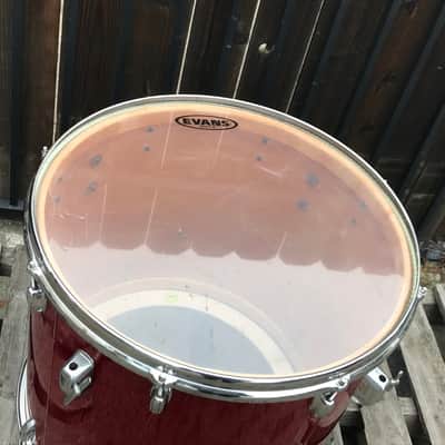 Slingerland 18”x20” Floor Tom 3ply O’rings- Red Glass (Rare) image 15