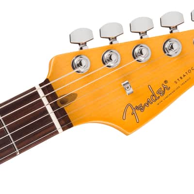 Fender American Ultra Luxe Vintage '60s Stratocaster HSS, Rosewood Fingerboard - Sea Foam Green image 3