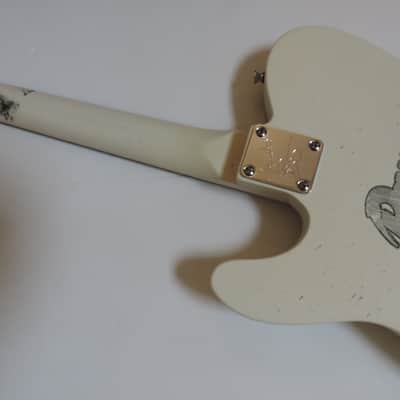 DDCC USA CUSTOMS DAVID BOWIE TELECASTER BLACKSTAR HAND ENGRAVED TRIBUTE TELE GUITAR image 6