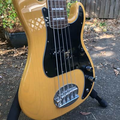 Lakland Bob Glaub Skyline 5-String P-Bass 2010 - Butterscotch image 3