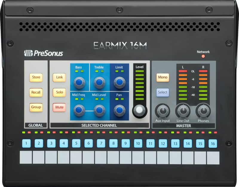 PreSonus EarMix 16M Personal Monitor Mixer image 1