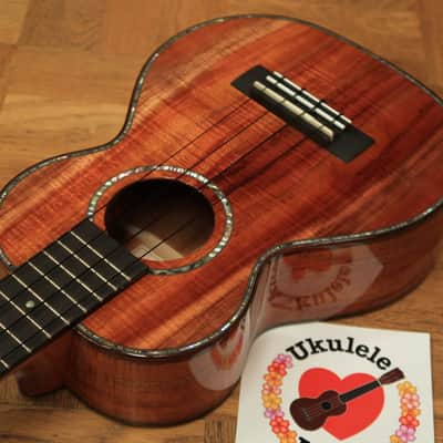 Kamaka HF 2D2I 100 Custom Slot head Concert Ukulele with Paua Shell Binding #3217 2016 Gloss Finish image 17