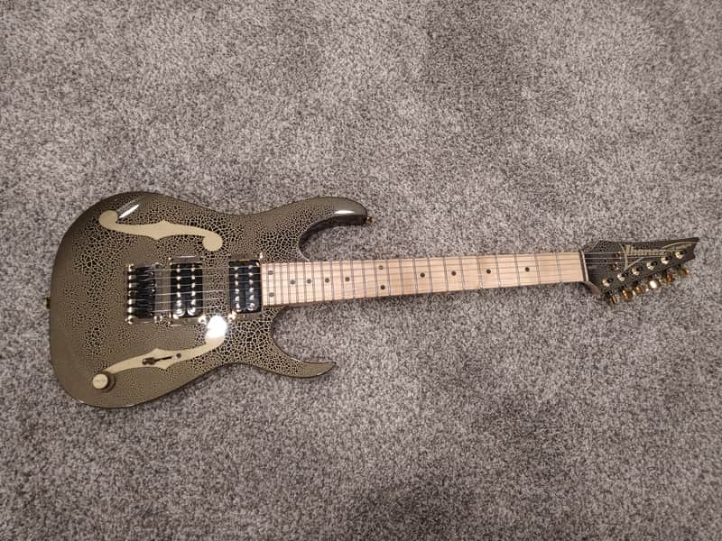 Ibanez PGMM31 Mikro 2022 - Gold and Black Crackle PGM RG JEM