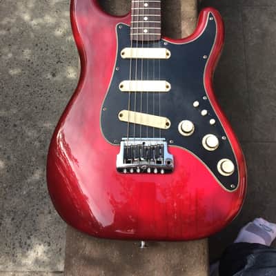 Fender Elite Stratocaster 1983 Transparent Red Burst image 11