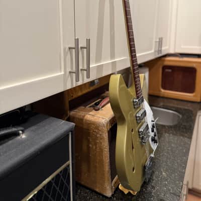 1964 Rickenbacker 345S Export Rose Morris | Desert Gold | Near Mint | Toaster Top | Townshend Spec w/ OHSC image 7