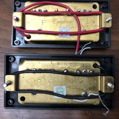 2021 Epiphone Les Paul Special II Electric Guitar Pickup Set With Rings & Screws image 2
