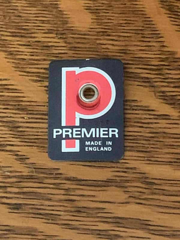 VINTAGE PREMIER Drum Badge - Early 70’s - SN 12876 - GREAT CONDITION image 1