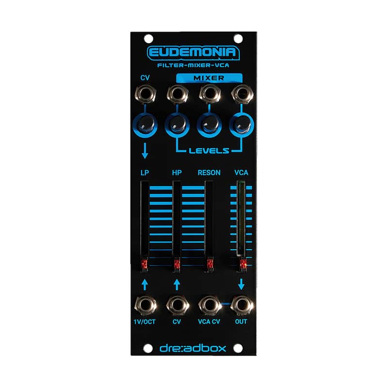 DREADBOX EUDEMONIA BLACK LIGHT VCF MIXER VCA : BRAND NEW :  [DETROIT MODULAR] image 1