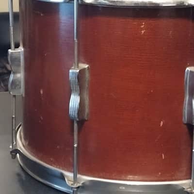 VINTAGE - WFL(William F. Ludwig) Field Drum - 1940s WFL 10x14 1940's - Mahogany - [this is LUDWIG b4 it was LUDWIG in 1955] image 5