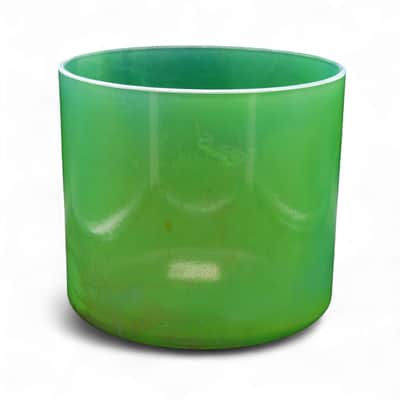 Crystal Tones 8" Chrysoprase Quartz Crystal Singing Bowl (G#4-15) image 2