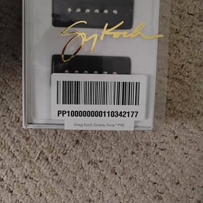 New Fishman Fluence Signature Greg Koch Gristle-Tone P90 Pickup Set (Black) image 3